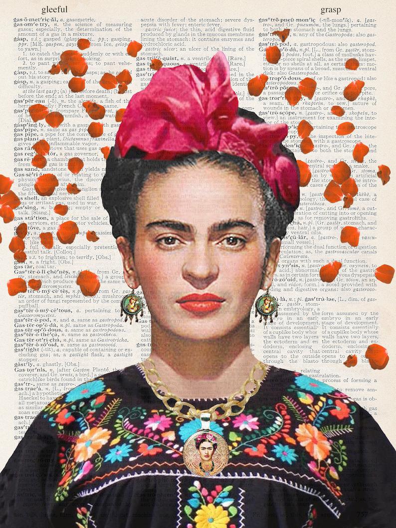 Frida Rose mixed media