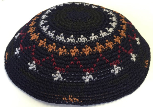 Multi Colour Hand Crochet Kippah