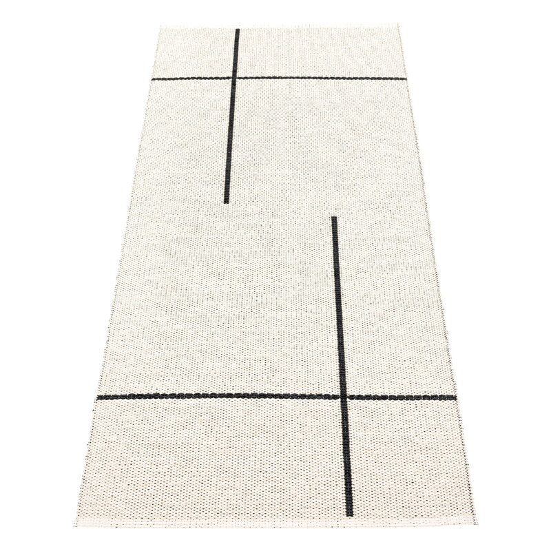 Fred Black  Reversible Pappelina   Rug 2 .4 ft ''  x 3 ft