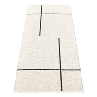 Fred Black  Reversible Pappelina   Rug 2 .4 ft ''  x 3 ft