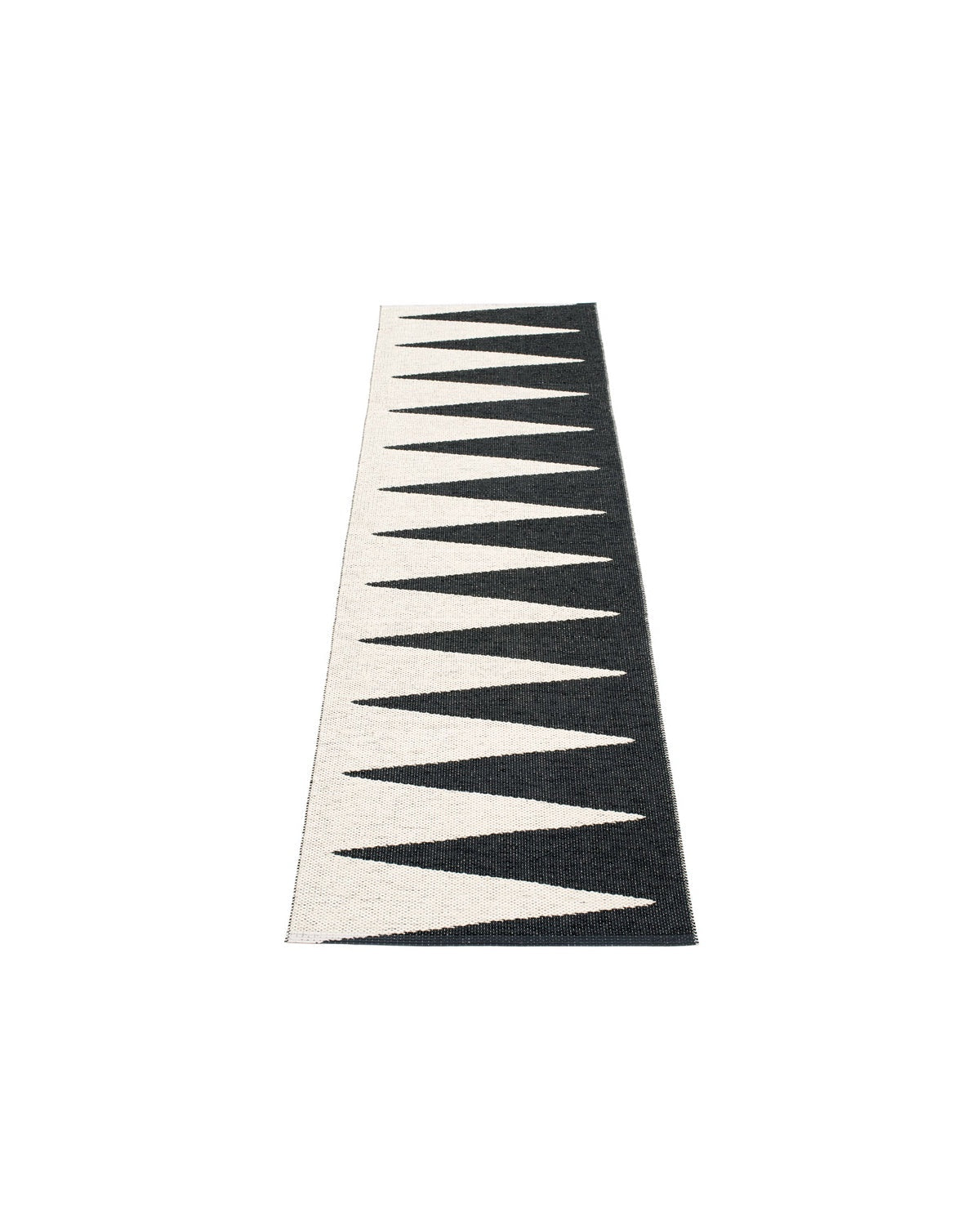 Pappelina VIVI Black 2.25 x 5 Reversible Rug