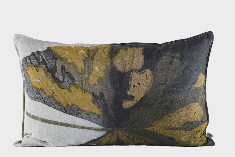 Sambandou 100% Linen Embroidered and Dipped Dyed