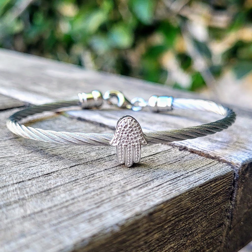Stainless Steel and Diamond Bracelet