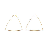 Triangle 14kt Yellow Gold Fill Hoop