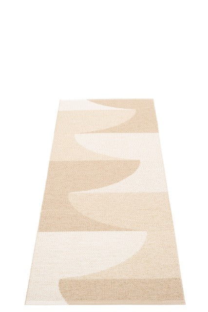 Pappelina Hill 6ft runner Beige Vanilla Cream