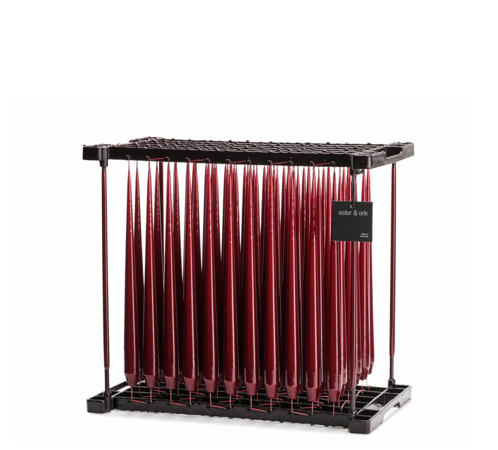 Cone Candle Deep Wine