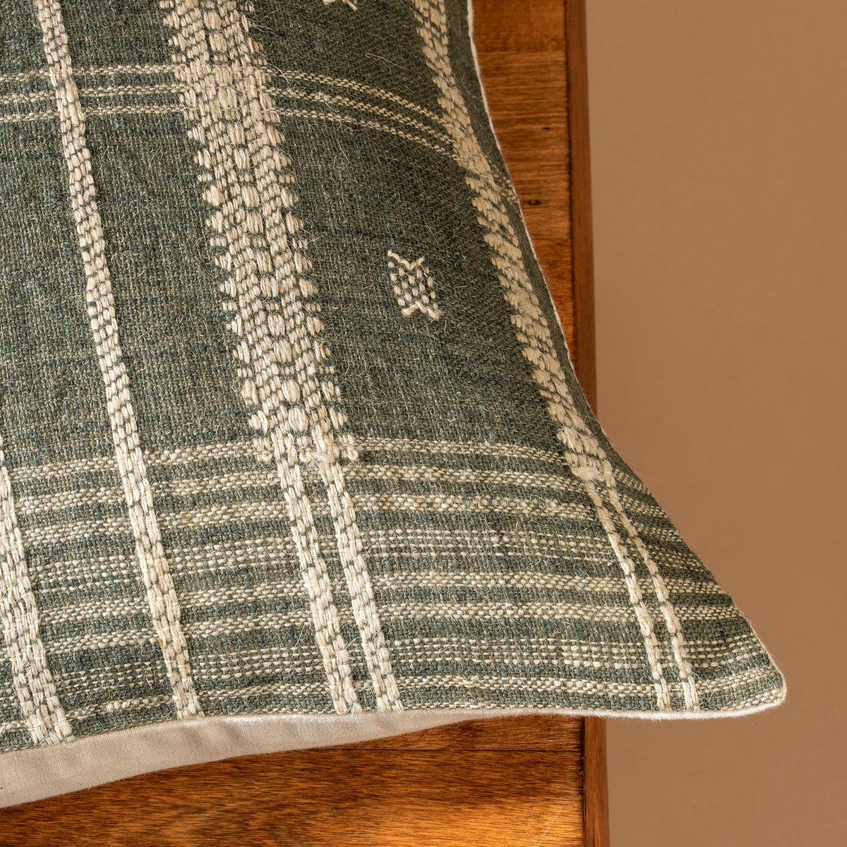 wool Handloom Pillow 20x20 Cedar