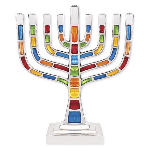 Mosaic Multi Colour Menorah