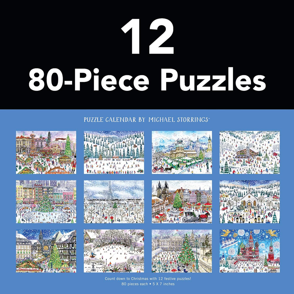 12 Days of Christmas Countdown Puzzles