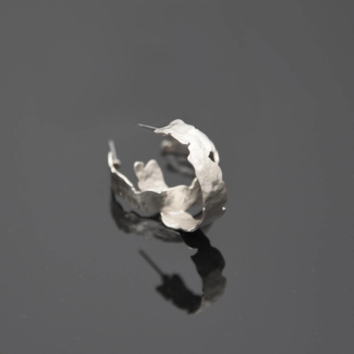 Pursuits Silver Satin Hoop