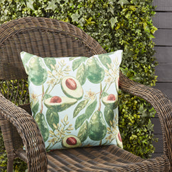 Fresh Harvest Avocado Outdoor Pillow