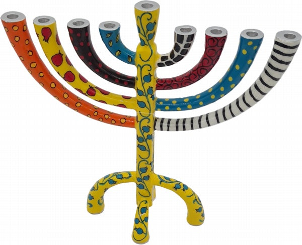 Colour Hadarya Classic Menorah 9.5'' High