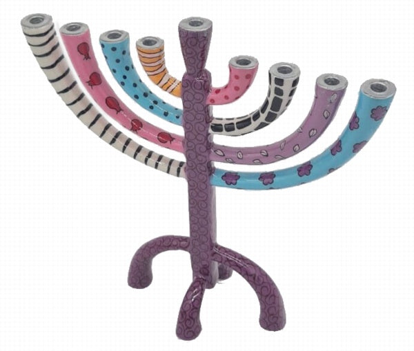 Chanukah Small Arms Purple Teal