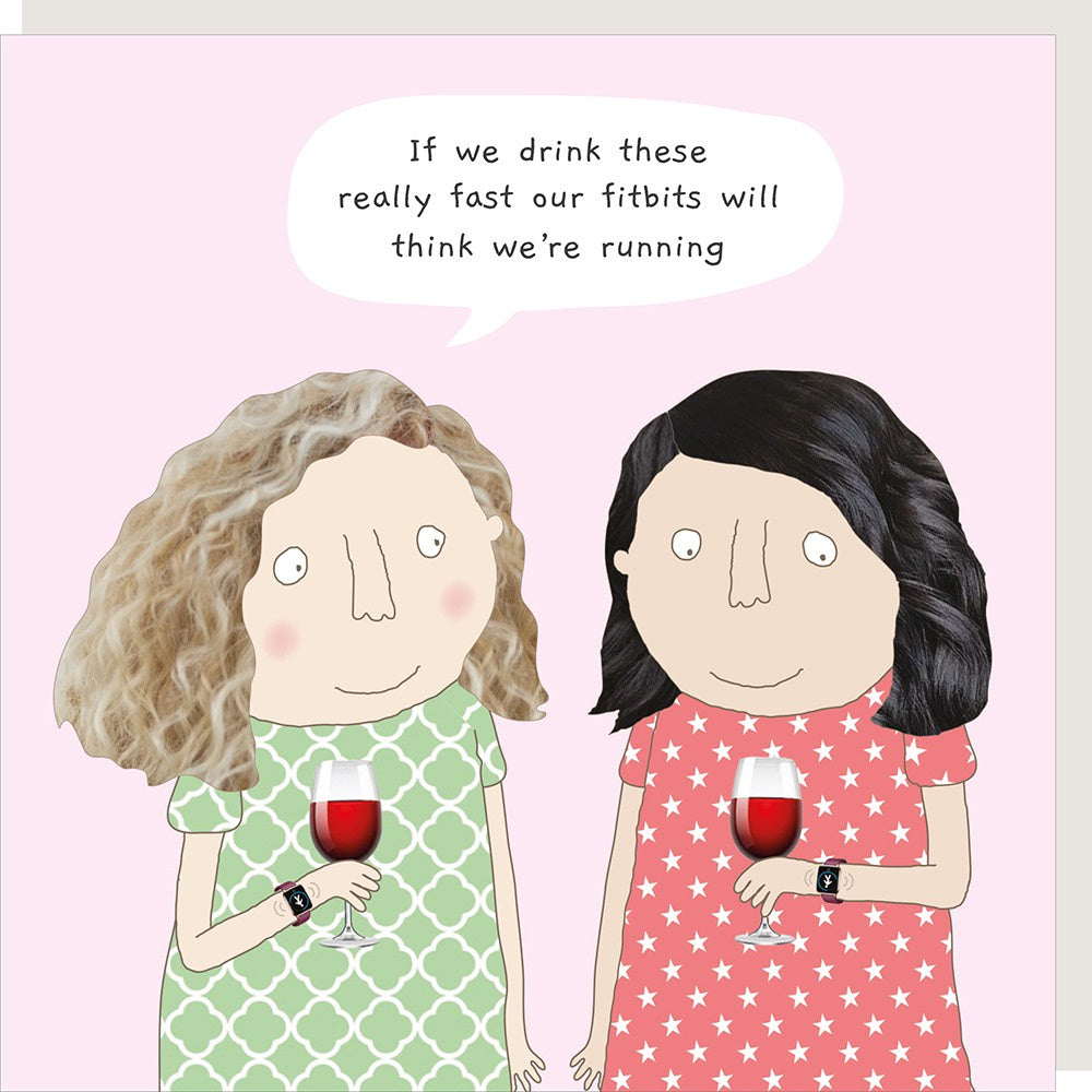 Drink Fast Birthday Card