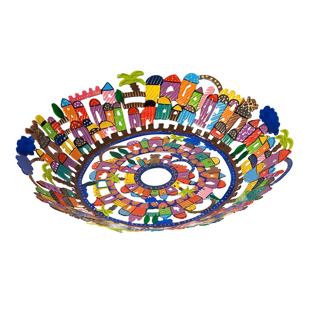 Laser Cut Jerusalem Large serving Bowl