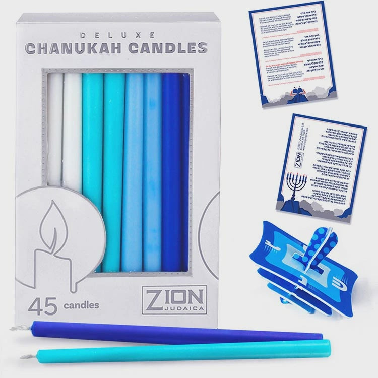 Delux Long Tapered Chanukah Candles