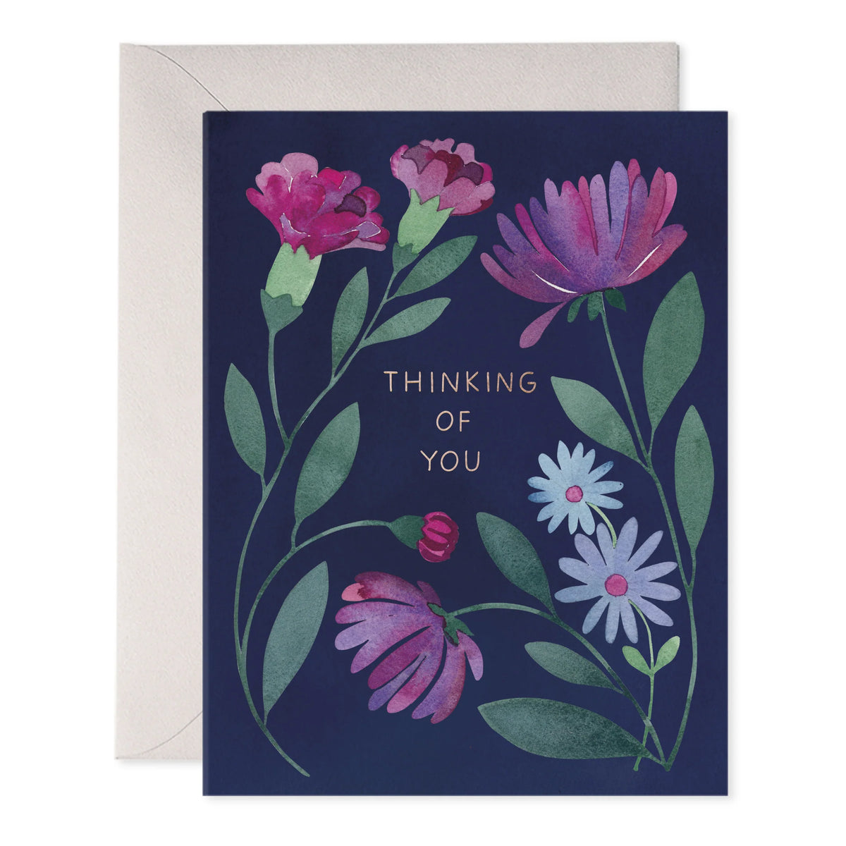 Floral Thinking of you -Greeting Card