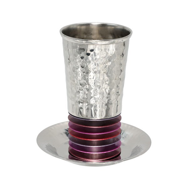 Kiddish Cup Maroon Disk