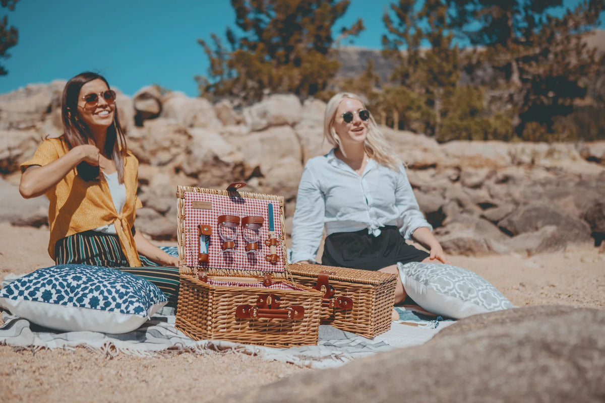 Wine and Cheese Picnic Basket