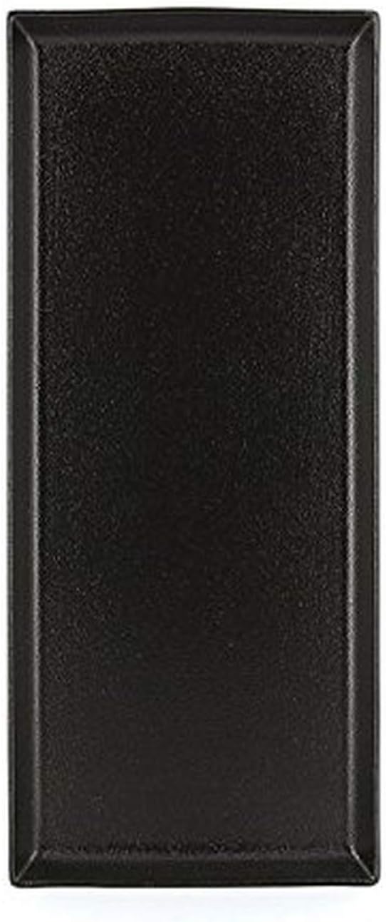 Revol Equinox Rectangle Cast Iron Black 12.75 x 6''