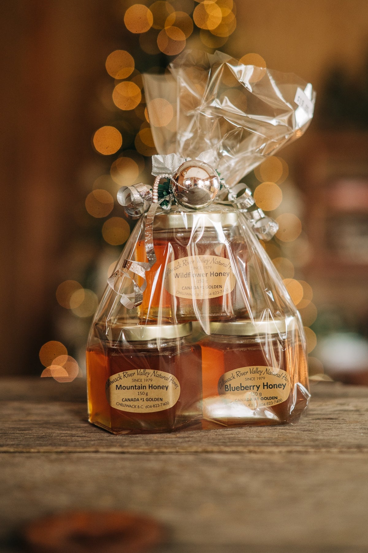 Assorted Hex  Honey Jar Gift Pack