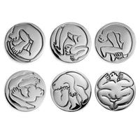 CaRRol BoYes set of 6 Coasters-Figures