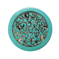 Travel Shabbat Candle Holders- Turquois