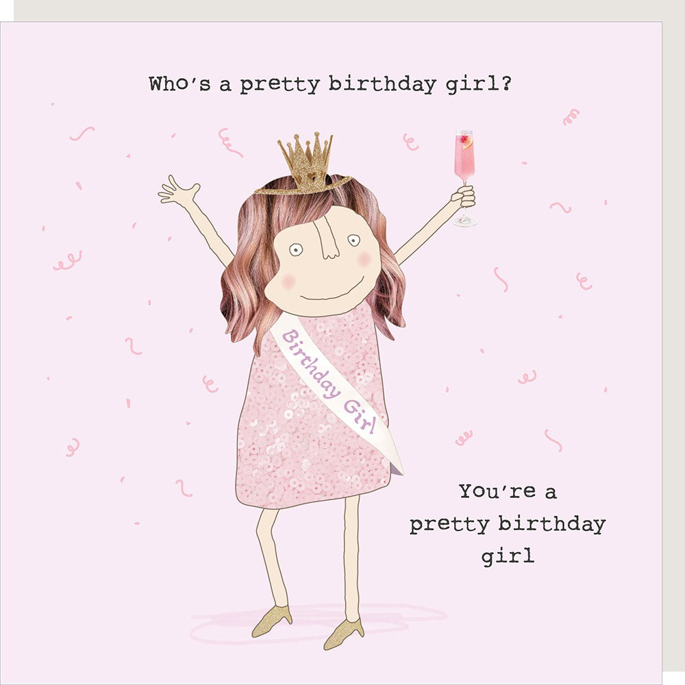 Greeting Card, who is the pretty birthday girl