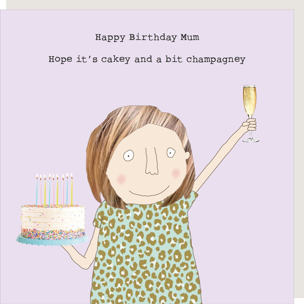 Mum Cakey , Happy Birthday Card