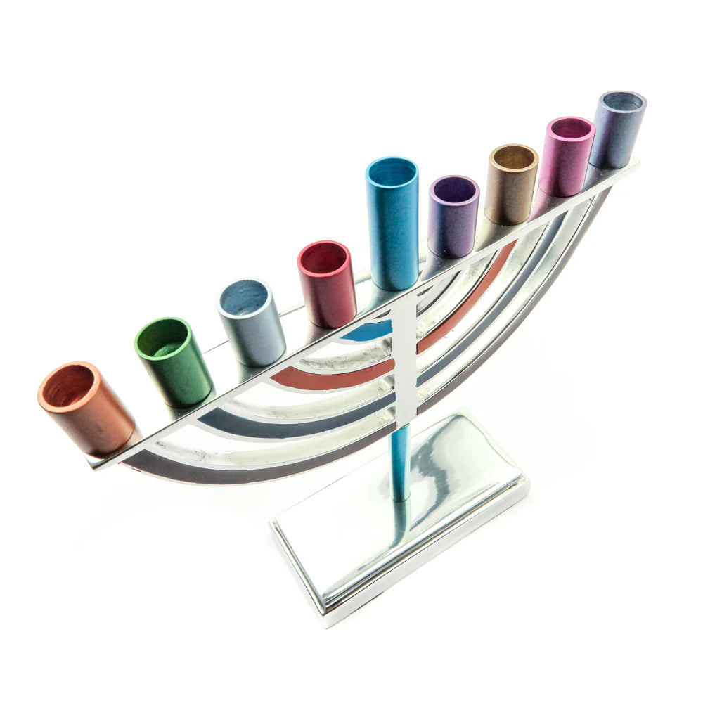 Modern Multi Colour Menorah