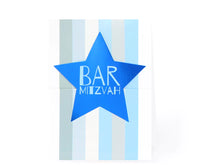 Bar Mitzvah Star Greeting Card