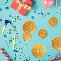 Chanukah Gelt Milk Chocolate Coins Large