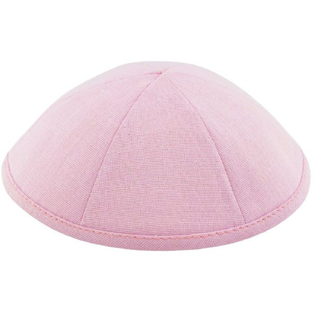 Linen Lt Pink Kippah