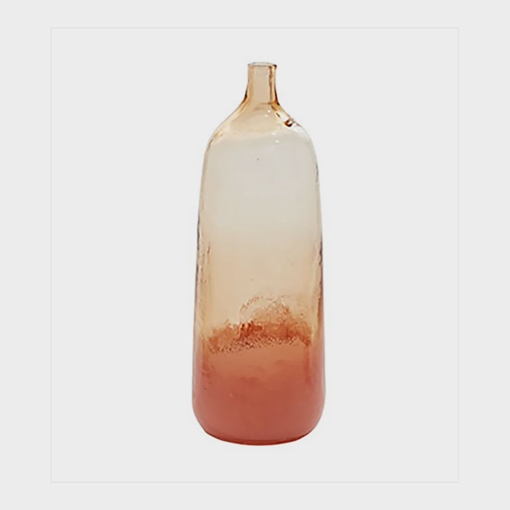 Coloured Lola Glass  Vase 11.75'' x 4.75''
