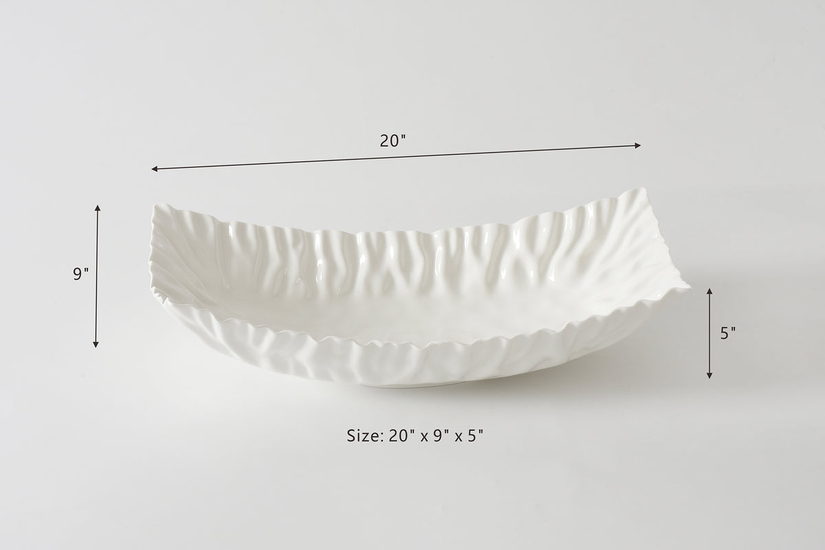 Decorative Entertaining Porcelain Serving Tray