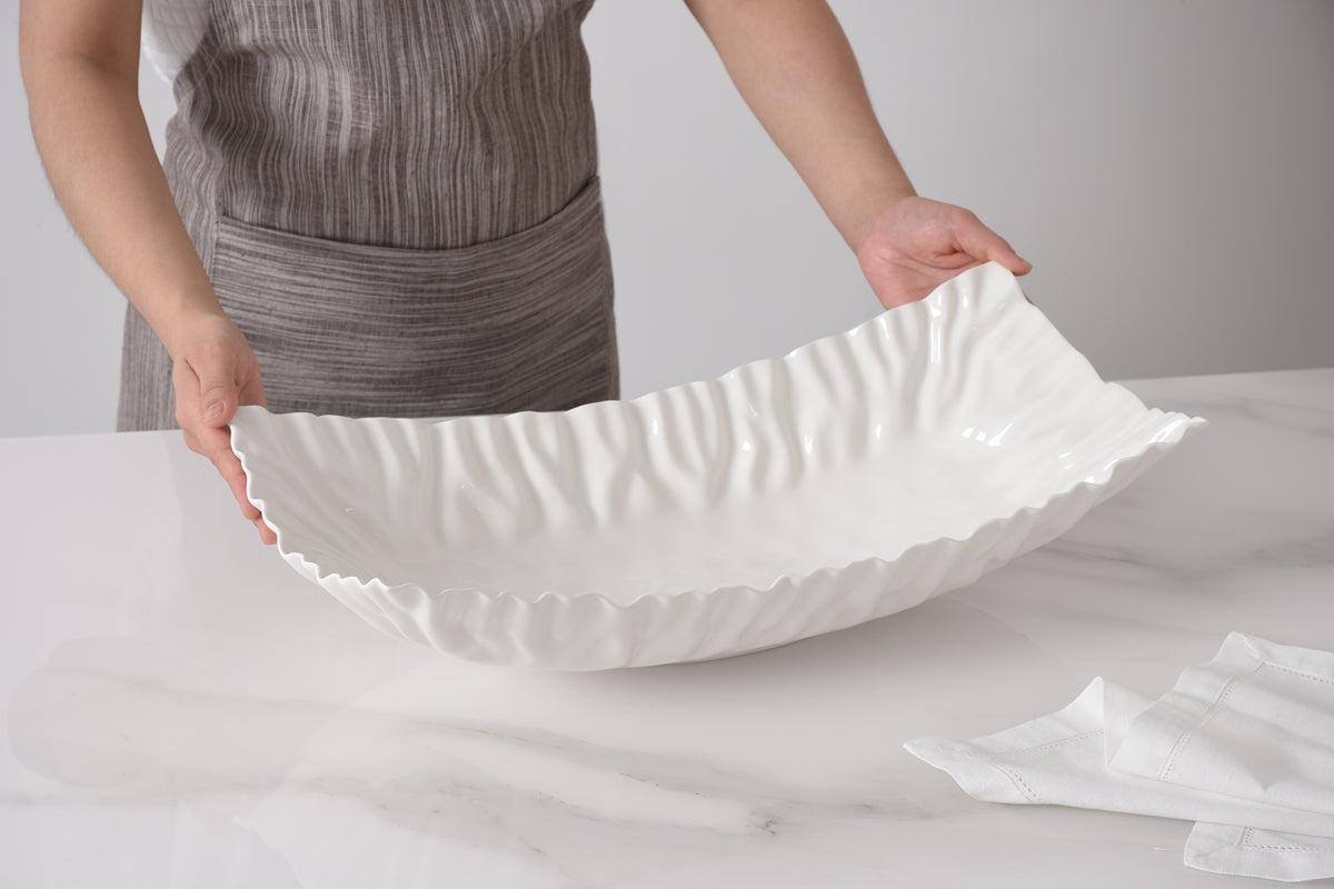 Decorative Entertaining Porcelain Serving Tray