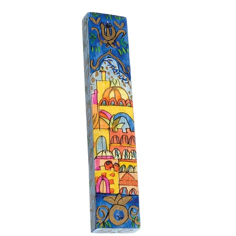 Wooden  Mezuzah 12cm