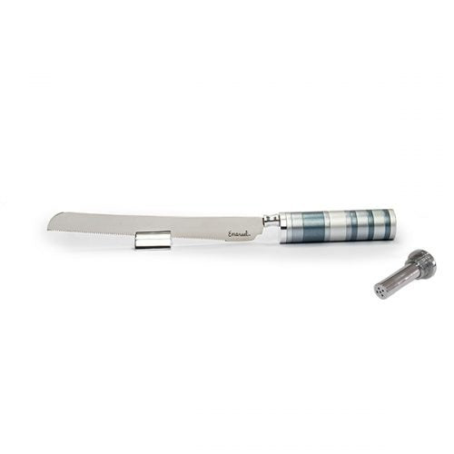 Challah Knife with Salt cellar in the handle