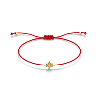 Red Cord Star of David Bracelet