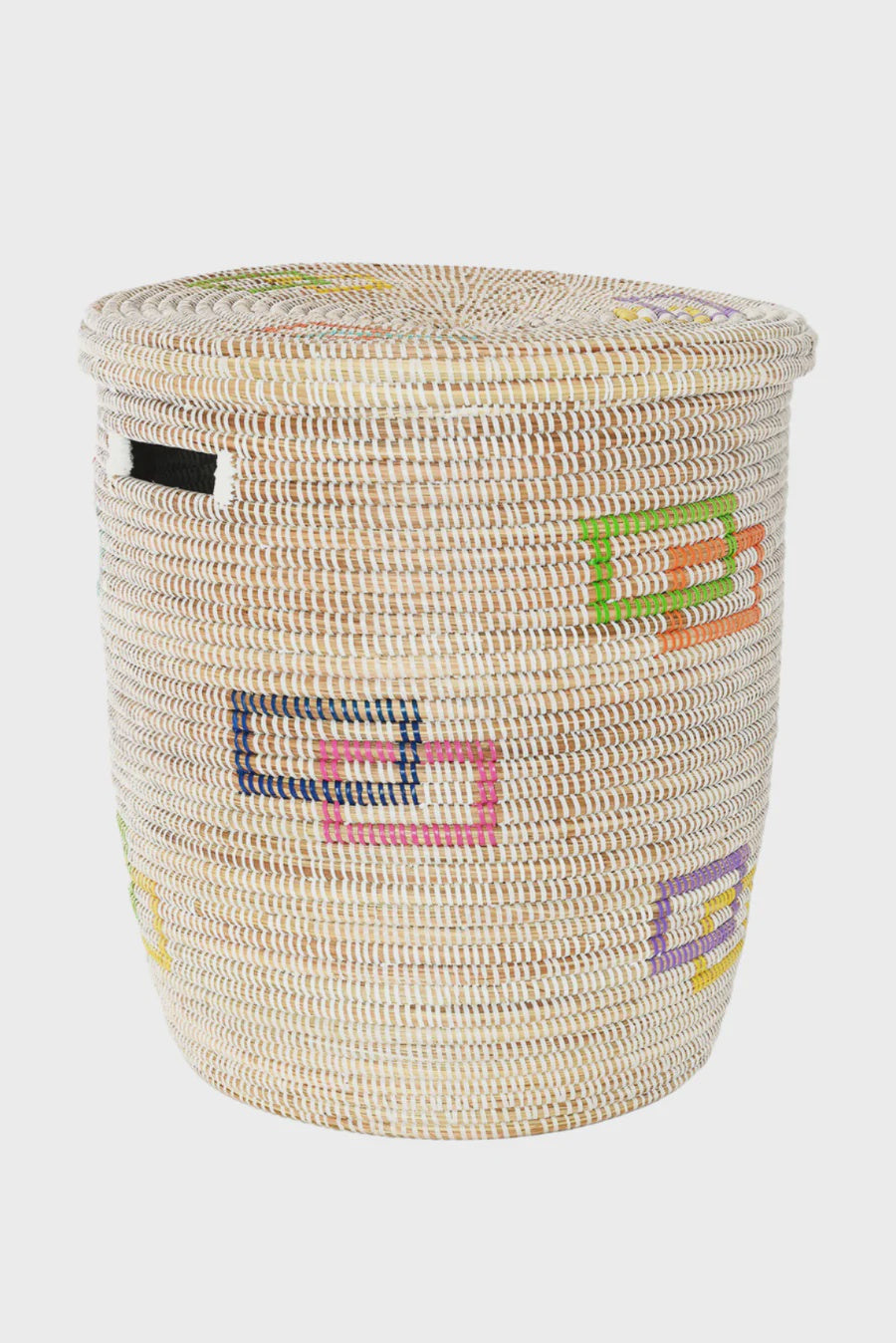 Colour Block  hamper Flat Lid