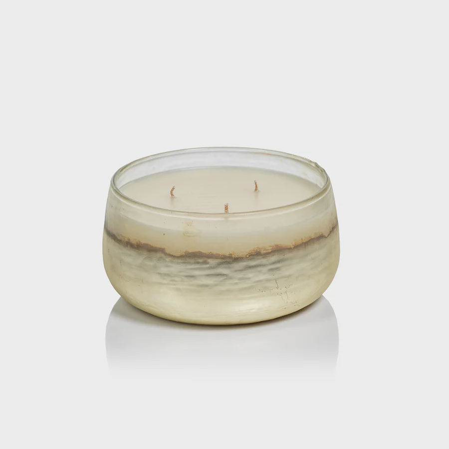 Siberian Fir Scented Candle -White Smoke and Silver