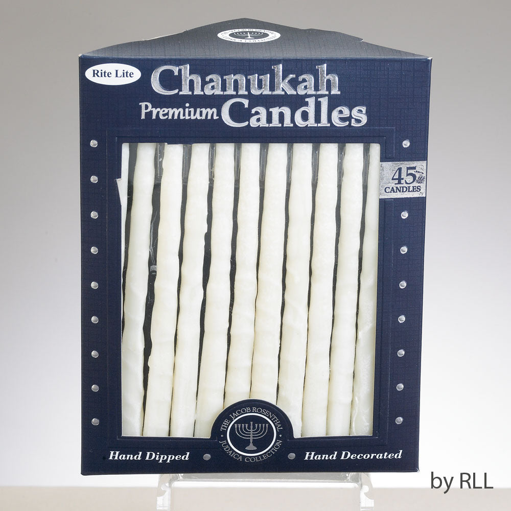 Frosted Premium Chanukah Candles