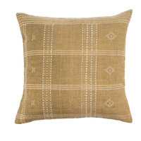 Wool Handloom Pillow 20 X 20 Beige