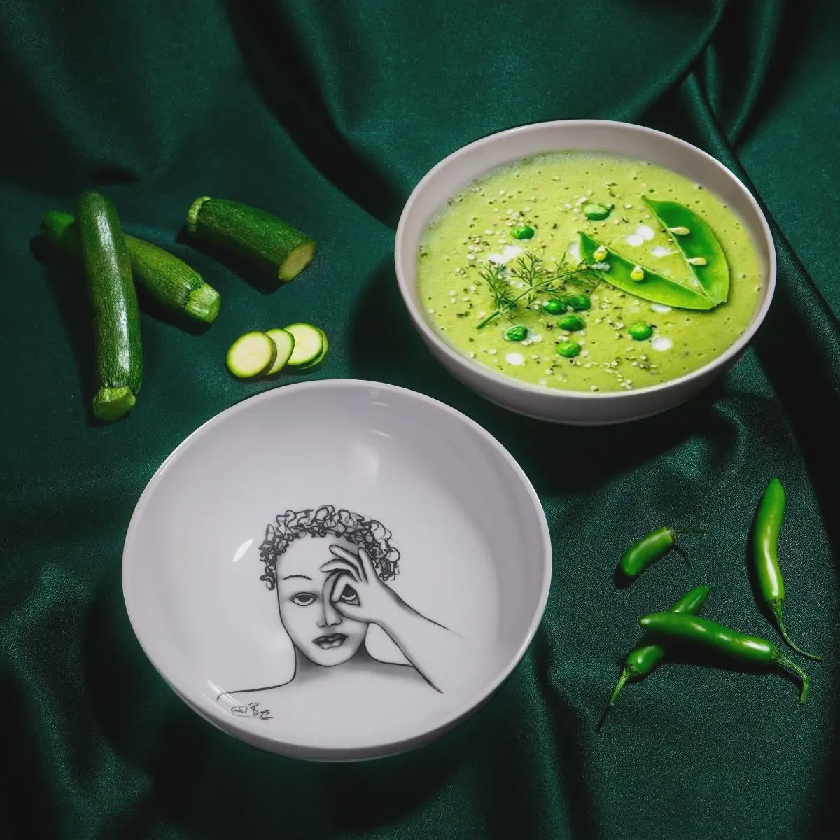 CaRRol BoYes Cereal -Soup Bowl In Focus