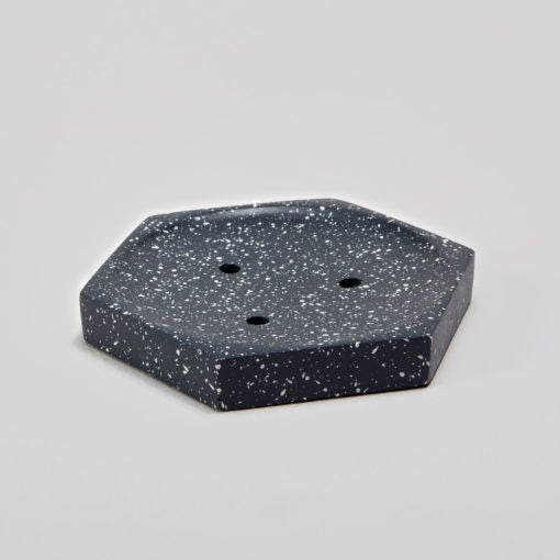 Speckled cement Soap Dish