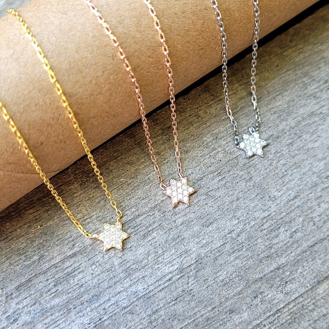 CZ Yellow Gold Plated  MD CZ pendant