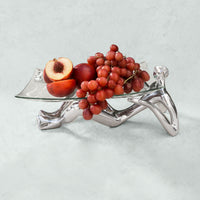 Glass Platter with Stand-On Show