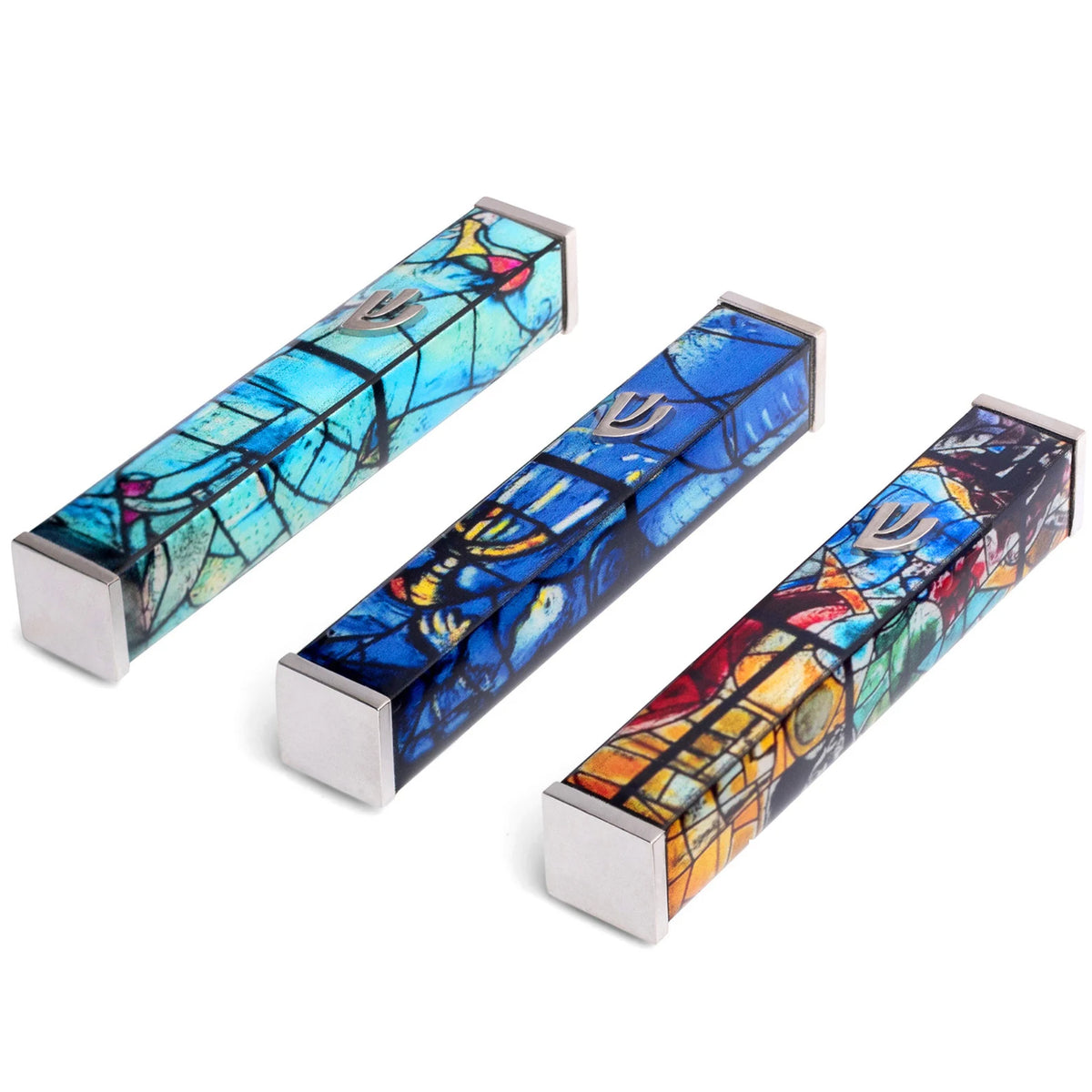 Mezuzah Chagall Red