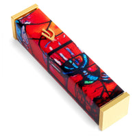 Mezuzah Chagall Red
