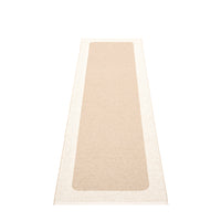 Pappelina Ilda Beige  -Vanilla Reversible 2.25 x 6 ft Rug